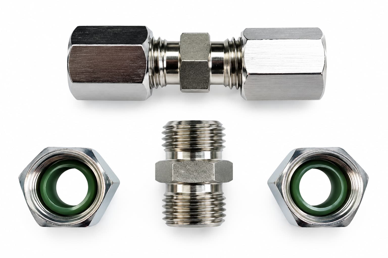 AT6091 · Straight Adapter Fitting