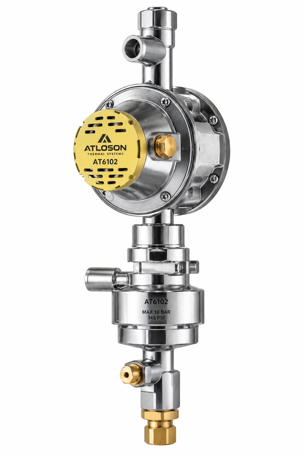 AT6102 · Single-Line Gas Safety Valve Assembly, Ø8 mm