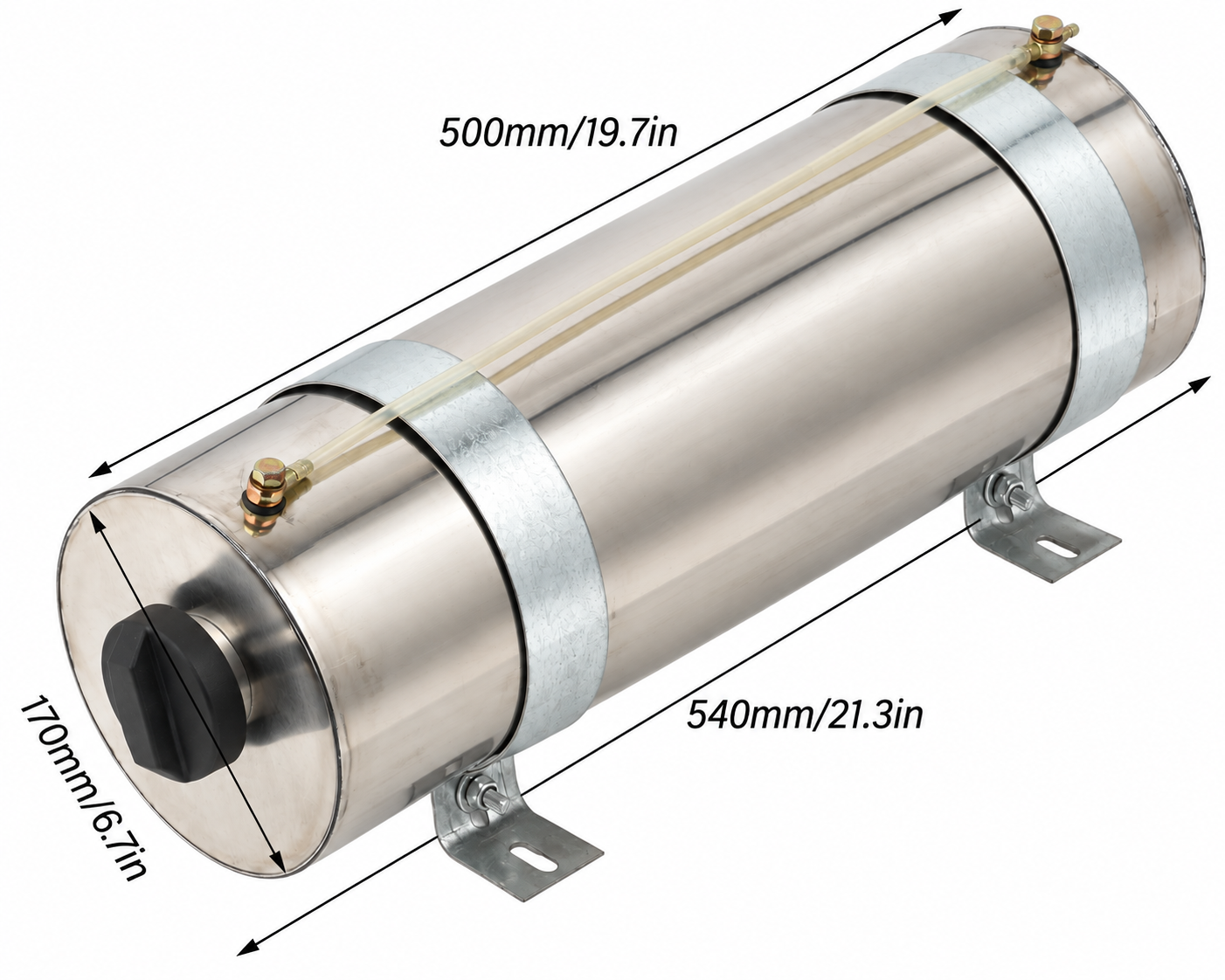 Fuel Tank, 10L, 304 SS-2